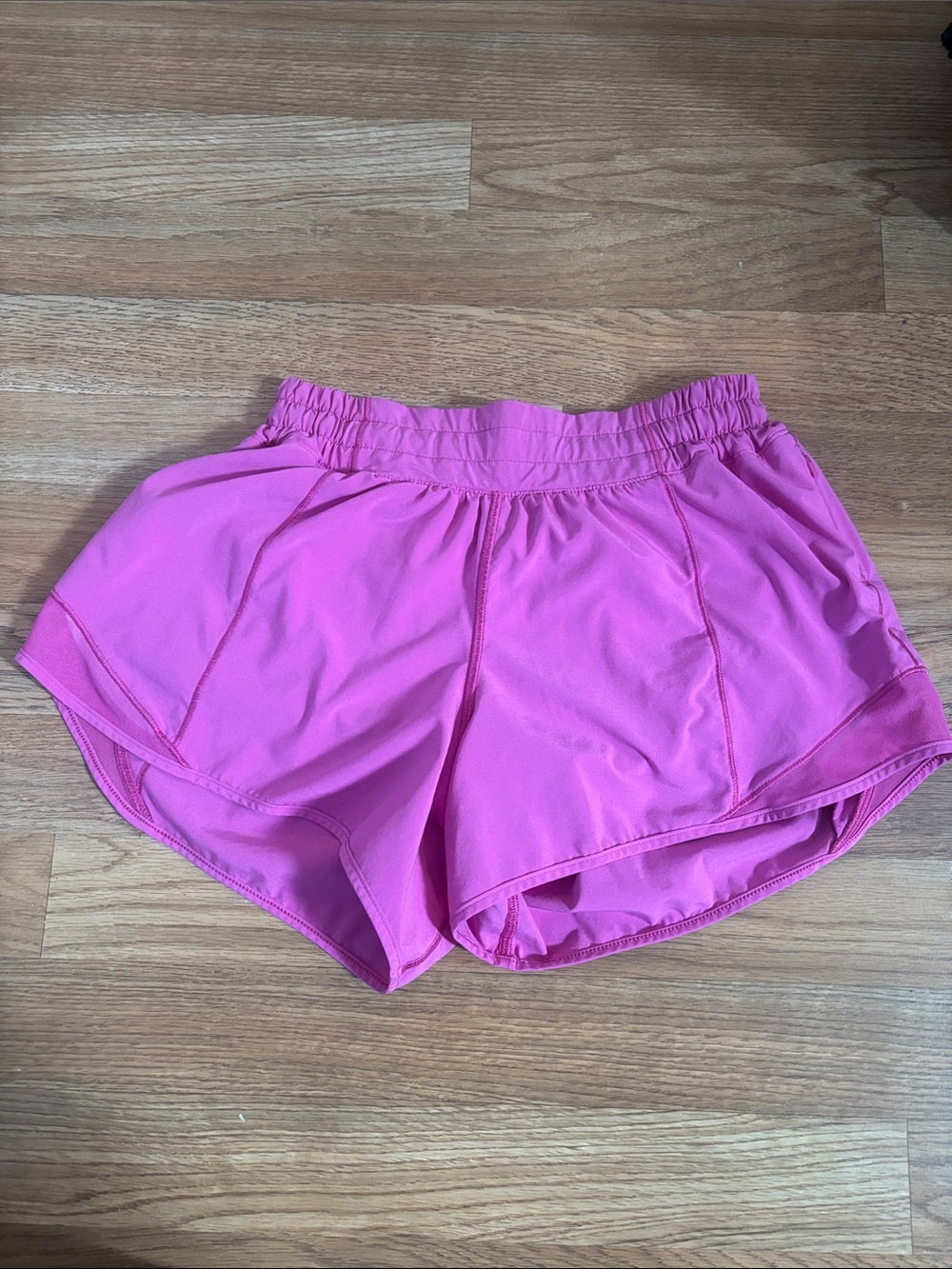 women’s sonic pink hotty hot shorts 4 in inseam!
